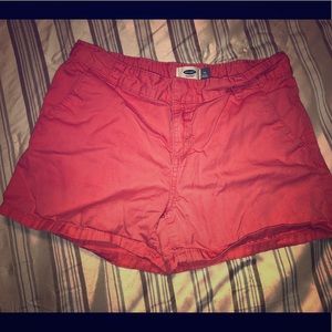 Girls Very Good Used Condition Coral Shorts